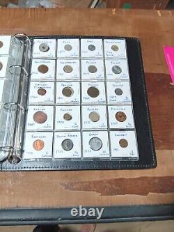 Large World Coin Collection With several Silver Coins