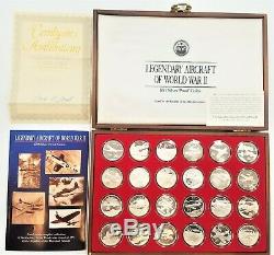 Legendary Aircraft Of World War II $50 Proof Silver Coin Set Marshall Islands