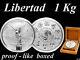 Libertad 2011 Mexico-1 Kg /kilo Silver-coin, Extremely Rare, Proof-like Boxed