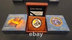 Lord of the Rings New Zealand Silver Proof Boxed Set 2020 2022