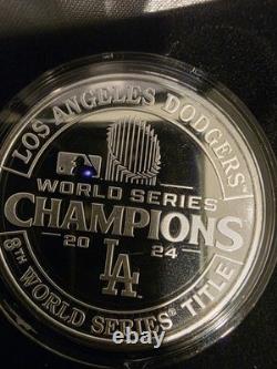 Los Angeles Dodgers 2024 World Series Champions 1oz. 999 Silver Collectible Coin