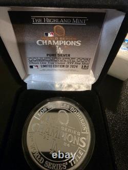 Los Angeles Dodgers 2024 World Series Champions 1oz. 999 Silver Collectible Coin
