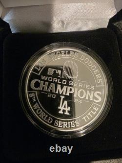 Los Angeles Dodgers 2024 World Series Champions 1oz. 999 Silver Collectible Coin