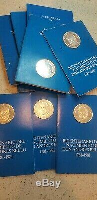 Lot 11 Venezuela 1981 100 Bolivares Silver Proof Commemorative World Coin