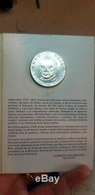 Lot 11 Venezuela 1981 100 Bolivares Silver Proof Commemorative World Coin