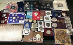 Lot 34 Huge World Coin Collection Canada UK Cayman UN Russia Retail $697 Silver