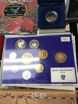 Lot 34 Huge World Coin Collection Canada UK Cayman UN Russia Retail $697 Silver