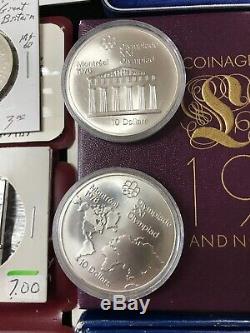 Lot 34 Huge World Coin Collection Canada UK Cayman UN Russia Retail $697 Silver