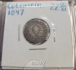 Lot Of 11 World Silver &Copper Coins. 1923. Peru Un Sol Silver. Best Of The Lot