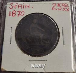 Lot Of 11 World Silver &Copper Coins. 1923. Peru Un Sol Silver. Best Of The Lot