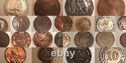 Lot Of 20 Rare Foreign/US Coins XIX-XX Centuries