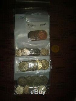 Lot Of Vintage Foreign World Silver Coins. A Lot Of Variety