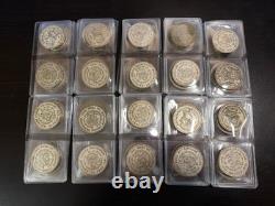 Lot of 100 Mexico's Last Silver Coin The 1957-1967 Un Peso 10% Silver