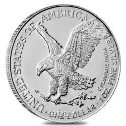 Lot of 10-2022 American Silver Eagle $1 Coin 1 oz. 999 Fine Silver BU