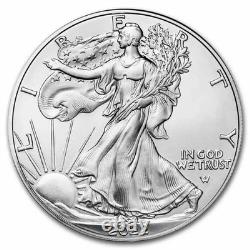 Lot of 10-2022 American Silver Eagle $1 Coin 1 oz. 999 Fine Silver BU