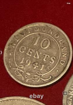 Lot of 14 Foreign Silver And Coins- Greece, England, Canada, Australia Witherrors