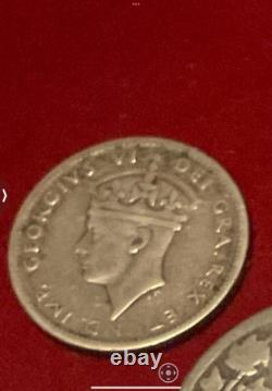 Lot of 14 Foreign Silver And Coins- Greece, England, Canada, Australia Witherrors