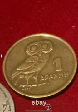 Lot of 14 Foreign Silver And Coins- Greece, England, Canada, Australia Witherrors