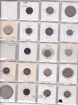 Lot of 20 Foreign Coins, mix dates, countries, denominations, some silver