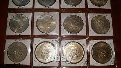 Lot of 21 Mexican Silver Coins
