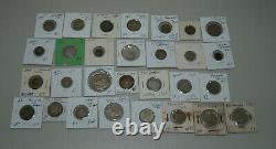 Lot of 29 Nice Foreign Silver Coins See Description for Countries