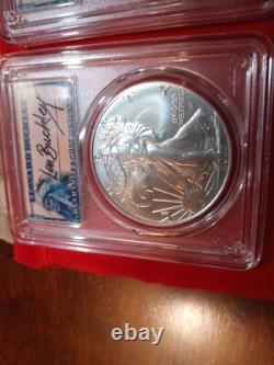 Lot of 2-2022 Len Buckley ASE's 1 of 500 Signd Corspng Ser#'s. #pb21 Fr Ship