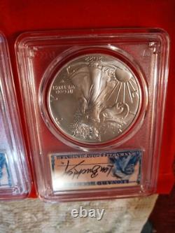 Lot of 2-2022 Len Buckley ASE's 1 of 500 Signd Corspng Ser#'s. #pb21 Fr Ship