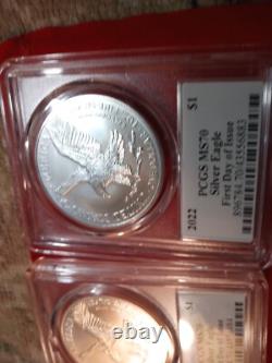 Lot of 2-2022 Len Buckley ASE's 1 of 500 Signd Corspng Ser#'s. #pb21 Fr Ship