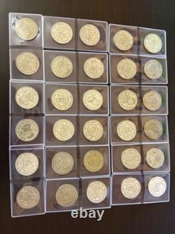 Lot of 30 Mexico's Last Silver Coin The 1957-1967 Un Peso 10% Silver