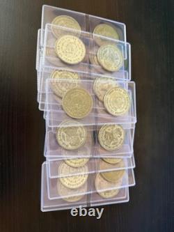 Lot of 30 Mexico's Last Silver Coin The 1957-1967 Un Peso 10% Silver