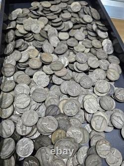 Lot of 40 Coins Silver War Nickels WWII 35% Silver $2.00 Face Value Free Ship