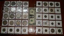 Lot of 40 Mexican Coins 37 SILVER