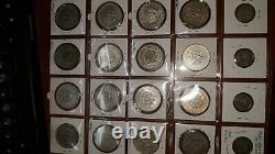 Lot of 40 Mexican Coins 37 SILVER