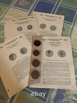 Lot of 4 Historic Crown? Coins of the World Great Britain, Canada & Africa