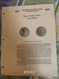 Lot of 4 Historic Crown? Coins of the World Great Britain, Canada & Africa
