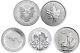 Lot Of 5 2018 1oz Silver Coins From Around The World