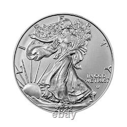 Lot of 5 2022 $1 American Silver Eagle 1 oz BU