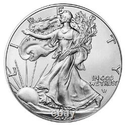 Lot of 5-2023 $1 American Silver Eagle 1 oz BU