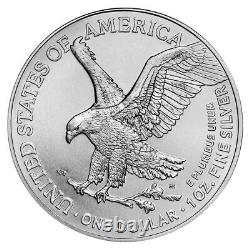 Lot of 5 2023 American Silver Eagle $1 Coin 1 oz. 999 Fine Silver BU