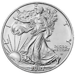 Lot of 5 2023 American Silver Eagle $1 Coin 999 Silver BU