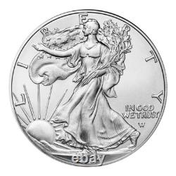 Lot of 5 2024 $1 Coin American Silver Eagle 1 oz BU