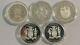 Lot Of 5 Portugal Seychelles Jamaica Panama 1993 1994 1982 1986 Silver Soccer