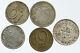 Lot Of 5 Silver World Coins Authentic Collection Vintage Group Deal Gift I115645