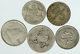 Lot Of 5 Silver World Coins Authentic Collection Vintage Group Deal Gift I115728