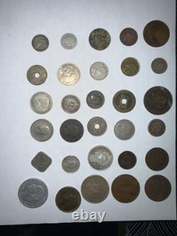 Lot of 69 Foreign Coins (Dates Range From 1700's Thru 1900's) LOT OF 69