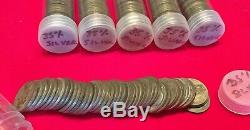 Lot of 6 Rolls (240 coins) of Silver Jefferson World War II Nickels FREE SHIP
