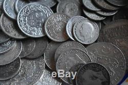 Lot of 80 World Silver coins 27 different countries free shipping! No Reserve