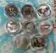 Lot Of 8 1 Oz. 999 999 Fine Silver Animal Coins From Various World Mints