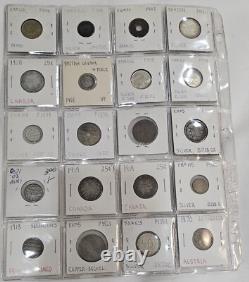 Lot of Coins Collection, 80 Coins includes Silver Coins