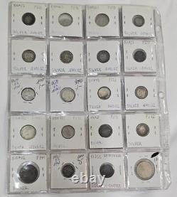 Lot of Coins Collection, 80 Coins includes Silver Coins